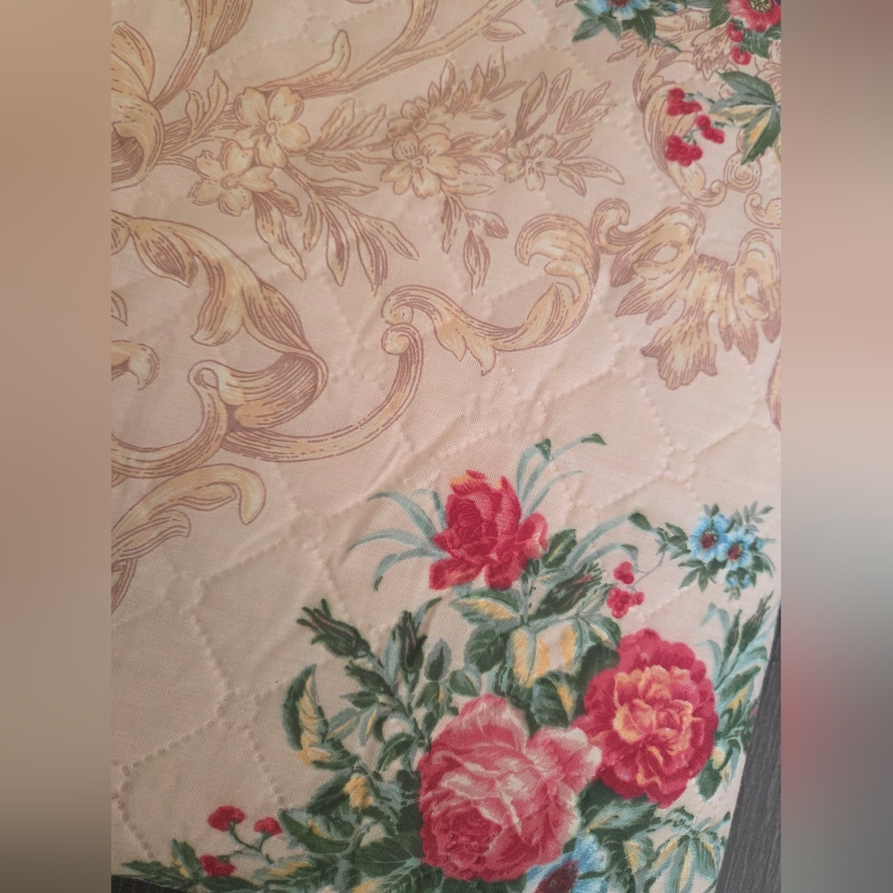 Floral Duvet Cover With Zipper - Picture 3 of 6